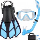 Kids Snorkel Set Mask Fin Snorkeling Set