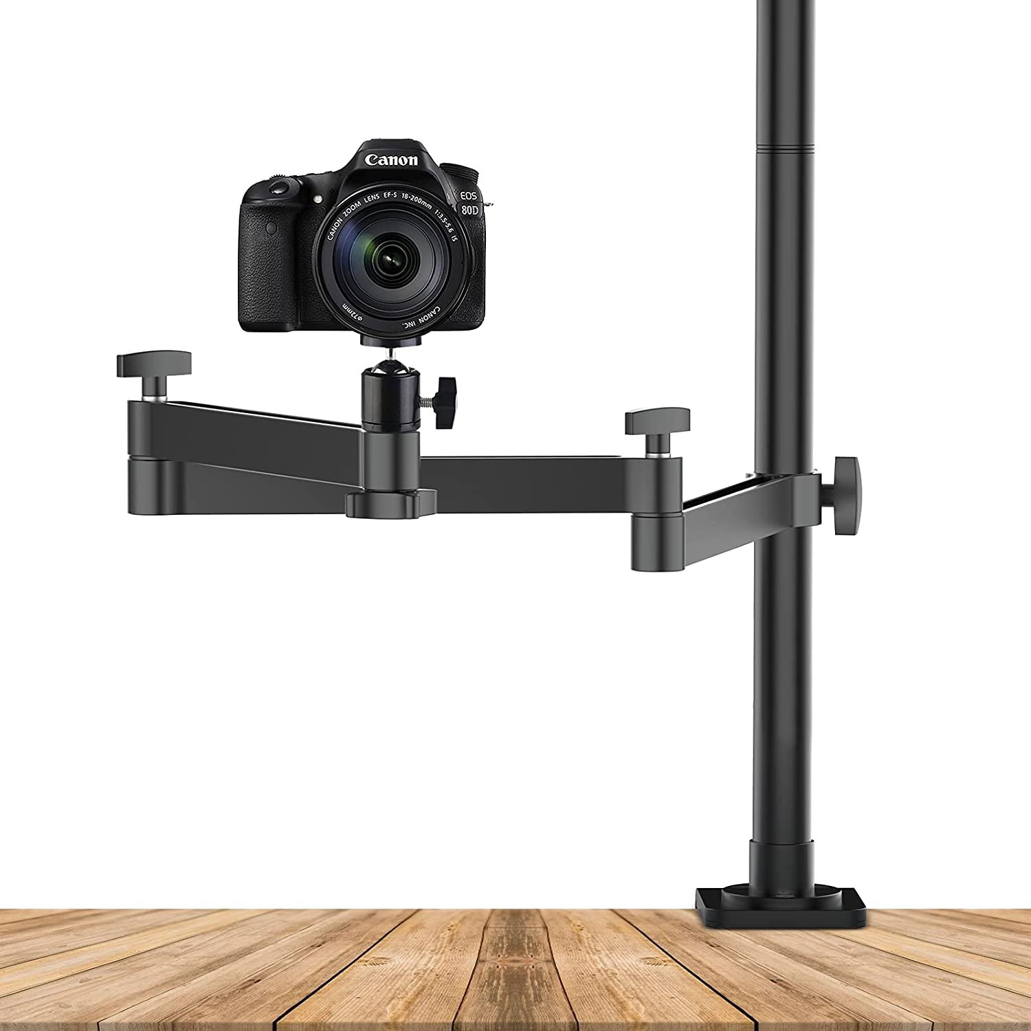 Camera Desk Mount Stand with Flexible Arm