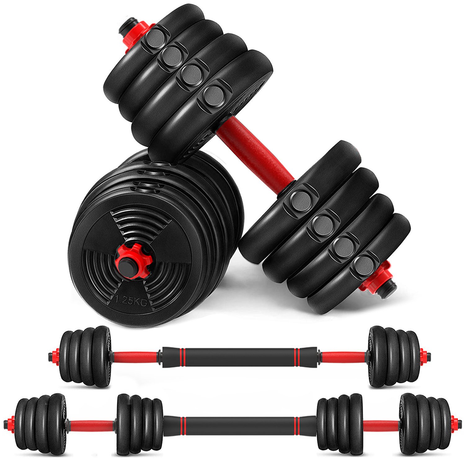 Adjustable Dumbbell Set 66 LBS Dumbellsweights Set