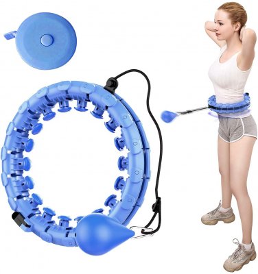 Weighted Hula - Hoop for Exercise Smart Fitness Hoola Hoops