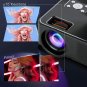 5G WiFi Projector,WeChip 8500L HD Outdoor Mini Projector, 1080P & 300" Screen Su