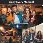 5G WiFi Projector,WeChip 8500L HD Outdoor Mini Projector, 1080P & 300" Screen Su