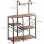 Vintage Kitchen Baker's Rack Utility Storage Shelf