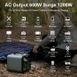 Portable Power Station, 550Wh Solar Generator With 600W