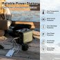 Portable Power Station, 550Wh Solar Generator With 600W