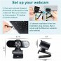 1080P HD USB Streaming Web Cam for Conference