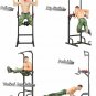 Power Tower Workout Pull Up & Dip Station Adjustable