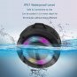Portable IPX7 Waterproof Bluetooth Speaker, Wireless Pairing, LED Lights