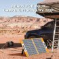 200W Portable Power Station, 40800mAh Solar Generator with 110V AC