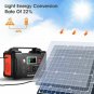 200W Portable Power Station, 40800mAh Solar Generator with 110V AC