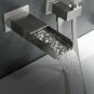 Pressure-Balance Waterfall Single Handle Wall Mount Tub Faucet
