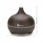 550ml Aroma Diffuser Dark Brown Plastic with White Remote Control