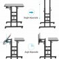 2-Tier Mobile Stand Up Height Adjustable Laptop Desk Home Office