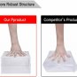 Foldable Shoe Box, Stackable 6 Clear and 9 White Shoe Storage Box
