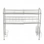 Over Sink Dish Rack, 2 Tier Stainless Steel Dish Rack Rustproof