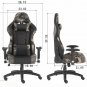 Gaming Chair Office Computer Seating Racing PU Ergonomic Chair