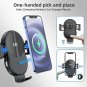 Wireless Car Charger 15W QI Fast Car Charing Auto Clamping Smart Sensor