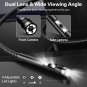 Industrial Endoscope,Borescope Camera 1080P 5.5mm Dual Lens with 4.3'' IPS