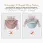Baby Carrier Multifunction Baby Carrier Hip Seat (Ergonomic M Position) for 3-36