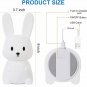 Cute Bunny Night Light for Kids Room