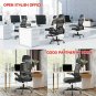 Ergonomic Office Chair, Computer Desk Chair with Large Adjustable Headrest
