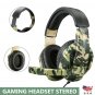 3.5mm Gaming Headset Stereo Surround Headphone W/Mic For PS4 Laptop Xbox one YJ