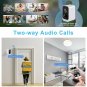 1080P HD Wireless Rechargeable Battery WiFi Surveillance Camera Indoor with 2-Wa