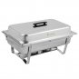 9L*1 Three Sets of Dishes 1*1/3 Stainless Steel Rectangular Buffet Stove