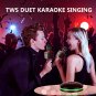 Wireless Karaoke Microphone, Bluetooth 5.0 Karaoke Rechargeable Dynamic Mic Syst