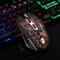 Colorful Backlight USB Wired Gaming Keyboard 2400DPI LED Gaming Mouse Combo with