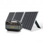 330W Portable Power Station, 299Wh Solar Generator + 60W 18V Portable Solar Panel