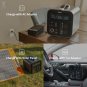 Portable Power Station, 1100Wh Solar Generator With 1200W (Peak 2000W) 110V AC Outlets, 120W 12V DC