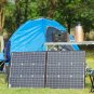 200W Portable Power Station 40800mAh Solar Generator with 50W 18V Portable Solar Panel