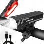 1000 Lumens USB Rechargeable Bike Lights,LED Waterproof with 5ï¼�6 Modes Bicycle