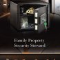 Safe Box with 1.23 Cubic Feet, Safe Cabinet with 2 Master Key, Sensitive Alarm System to Protect