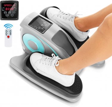 Under Desk Elliptical Machine, Pedal Bike Exerciser, Electric Under Desk Elliptical Machine