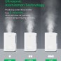 Cool Mist Humidifier for Bedroom, Germ-Free Air Vaporizer