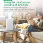 Cool Mist Humidifier for Bedroom, Germ-Free Air Vaporizer