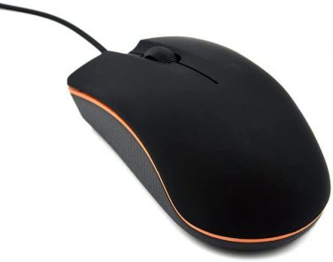 USB Wired Computer Mouse for Right or Left Hand, Ergonomic Computer