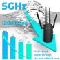 WiFi Extender 1200 Mbps 2.4 & 5GHz WiFi Range Extender Coverage