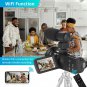 4K Video Camera 48MP 60FPS Ultra HD Vlog Camera for YouTube
