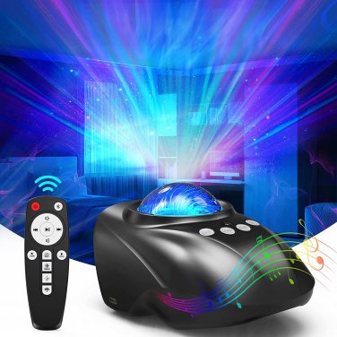Galaxy Star Christmas Projector Night Light - Aurora Light with Remote Control