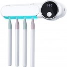 Toothbrush Sanitizer, Toothbrush Holder Wall Mounted with Sterilizer Function