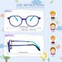 Blue Light Glasses for Kids, Kids Blue Light Blocking Glasses for Boys Girls