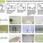 Wall Sticker Blackboard Decor PVC Self Adhesive DIY Removable Reusable Erasable Wallpaper