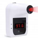 Wall-Mounted Infrared Thermometer with Fever Alarm Accurate Reading LCD Display