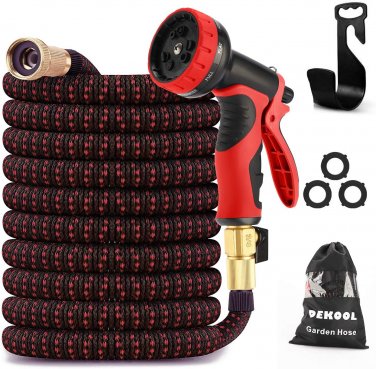 Expandable Garden Hose 50 Feet with 10 Functions Nozzle