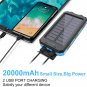 Solar Power Bank Waterproof Camping Solar Phone Charger