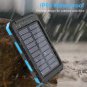 Solar Power Bank Waterproof Camping Solar Phone Charger