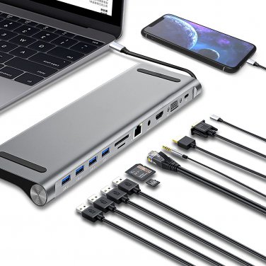 USB C Hub, USB-C Laptop Docking Station
